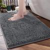 Bath Rug Mat Thick Quick Dry Soft Absorbent Chenille Mats Rubber Backing Washable Shower Floor Rugs for Bathroom Accessories