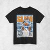 Summer New Men's SLAM Basketball Pattern T-Shirt Crew Neck Men's Women's Short Sleeve Cotton Top