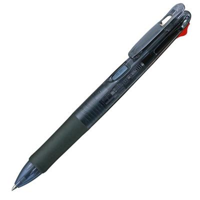 Шариковая ручка Zebra 10, 4 цвета, с клипсой G4C, Черная, Ручки, B-B4A3-BK