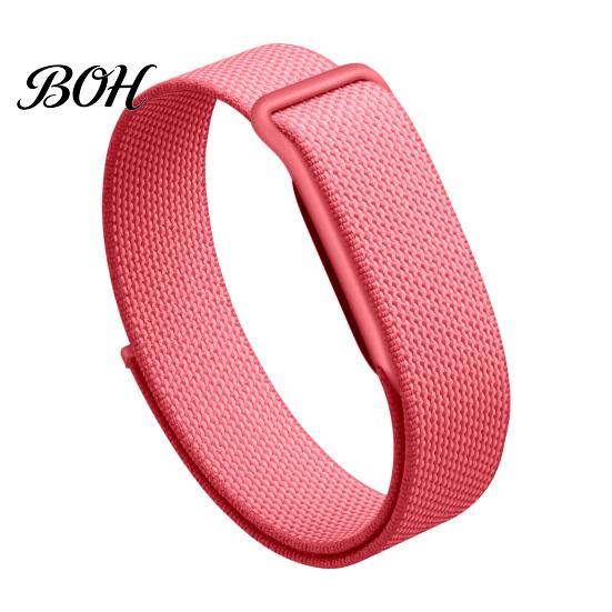 Легкий ремешок для часов Google Fitbit Air, Дышащий сменный спортивный прочный нейлоновый ремешок для фитнеса, Регулируемый тканый браслет, устойчивый к поту