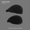 Autumn Artist Painter Hat Suede Beret Style Cap Fashion Newsboy Cap  For Men Women
