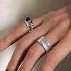 foxanry Нерегулярные геометрические кольца для женщин, пары, винтажная мода, минималистичные украшения для дня рождения, аксессуары, подарки