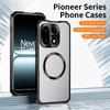 Металлический Алюминиевый Сплав Бампер Чехол Push Pull для OnePlus 15 One Plus 15 1+15R Магнитная Беспроводная Зарядка Задняя Крышка Защита от Падений
