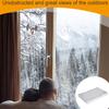 Winter Indoor Window Insulation Film Transparent Tear Resistant Easy To Install Winterizing Window Cover PE Insulation Film