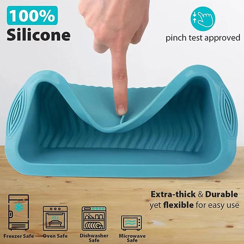 Прямоугольная форма для тостового хлеба Сделай сам Форма для выпечки торта Силиконовая форма с антипригарным покрытием Пищевой класс Кухонные аксессуары Инструменты для выпечки