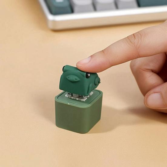 Interactive Sound Light Ring Made From High-toughness Green 5.7 Cm 1 Pc