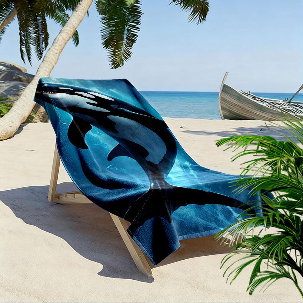 Orca Underwater Scene A must-have beach towel for beach travel