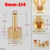 Hongtu Brass Female Thread Hose Connector - 1/8" 1/4" 3/8" BSP, 6-18mm Barb Tail End Fitting (Copper Adapter/Coupler)