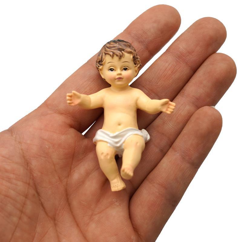 6 см/10 см/15 см кукла-младенец Иисус статуя святые статуи младенческий Адвент орнамент религиозная фигурка Иисуса домашняя церковь Рождественское ремесло украшение подарок
