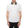 Burberry Men Ryland Collar Logo Polo White/Black 80675371