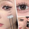 Набор штампов для нижних ресниц «сделай сам» 16 в 1, набор шаблонов для ресниц, печать для макияжа для начинающих