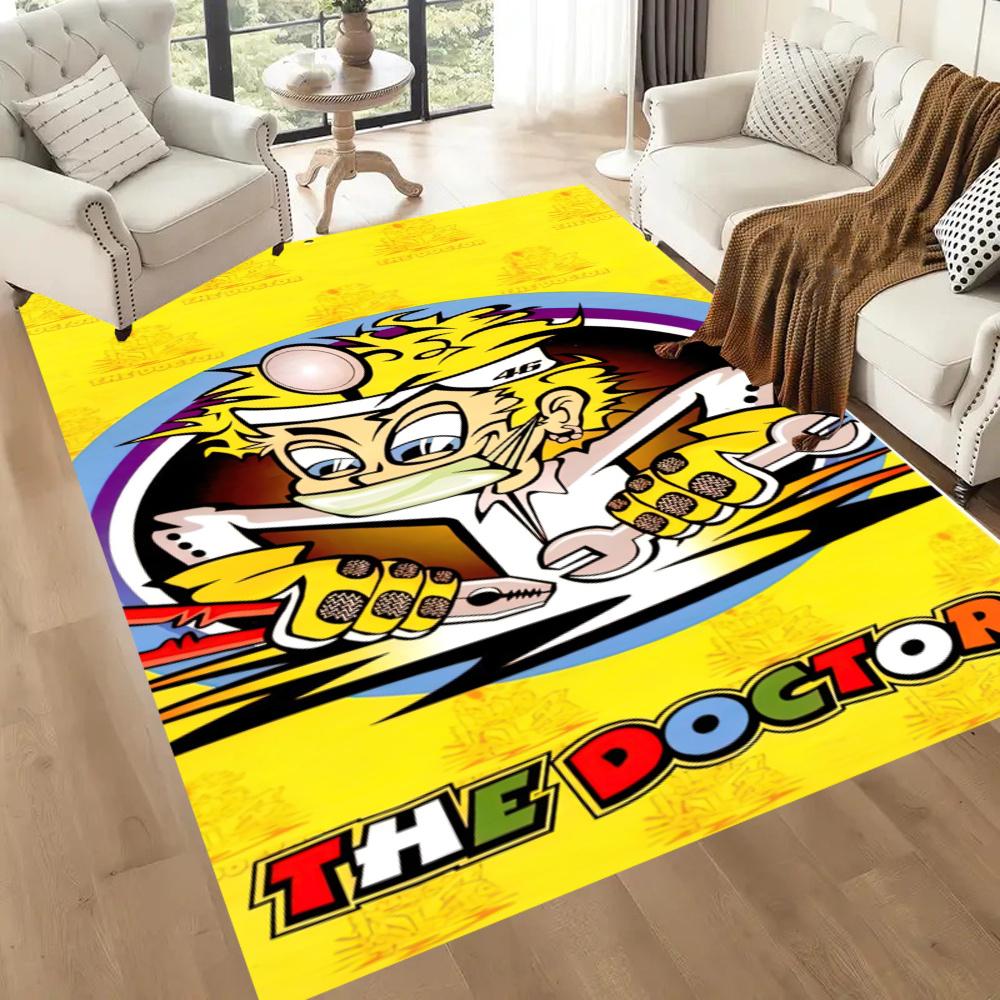 Doctor Valentino Rossi Floor Mat Perfect For Balcony Entryway Living Rooms Kitchen Antislip Carpet Decorate Offices