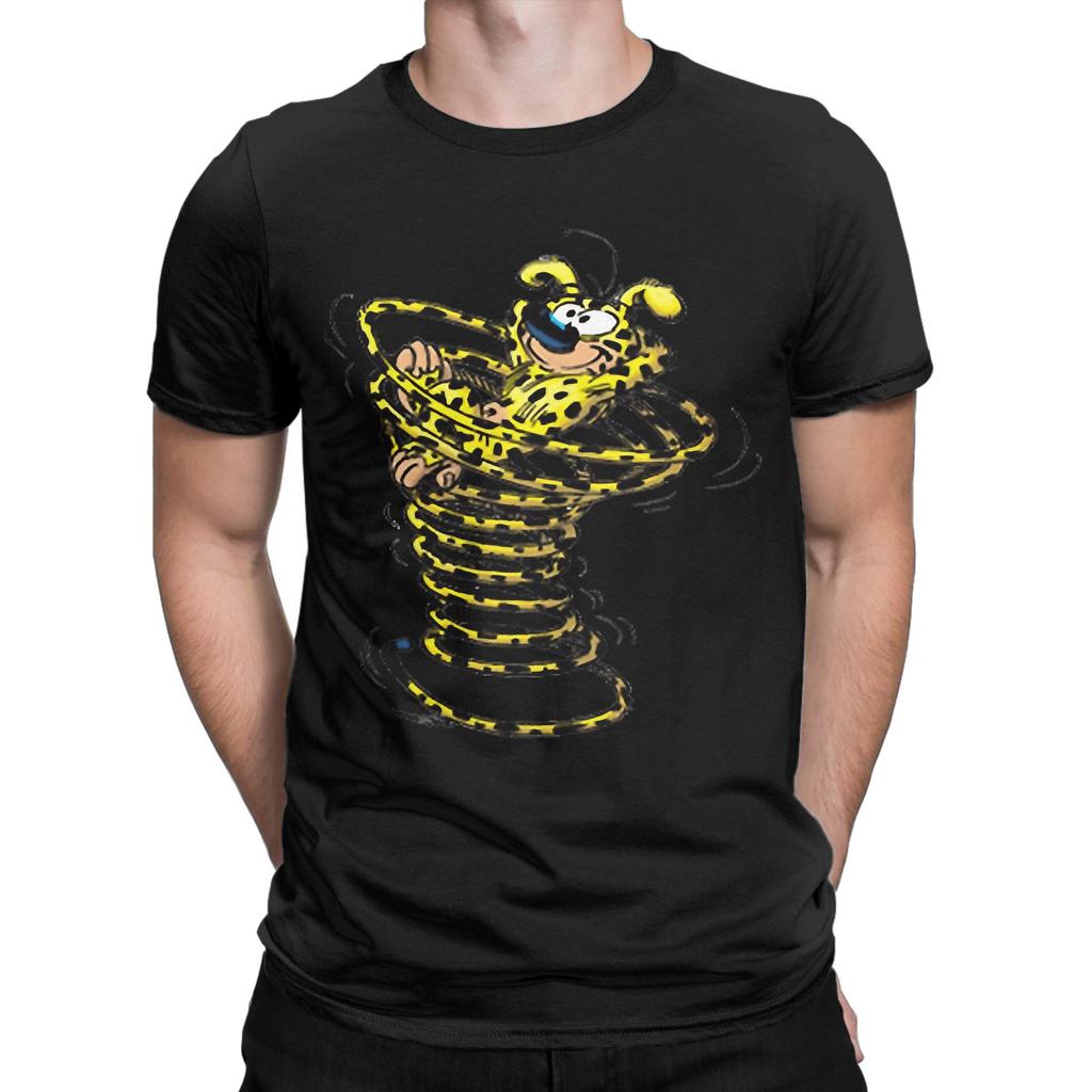 Unisexs My Favorite Belgian Comics Retro Funny Graphic 100 Cotton Tshirt Marsupilami Tees Tops For Unisex