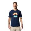 Path Lake II Graphic Tee, Mens Navy T-shirt