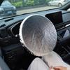 Солнцезащитный чехол на руль автомобиля, ткань с серебристым покрытием, солнцезащитный козырек, чехол на руль автомобиля, солнцезащитный, изоляционный, аксессуары
