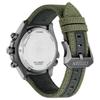 Citizen PROMASTER 200м Водонепроницаемые Часы с Кварцевым Механизмом на Солнечной Батарее Нейлоновый Ремешок Мужские Часы JV1005-02W