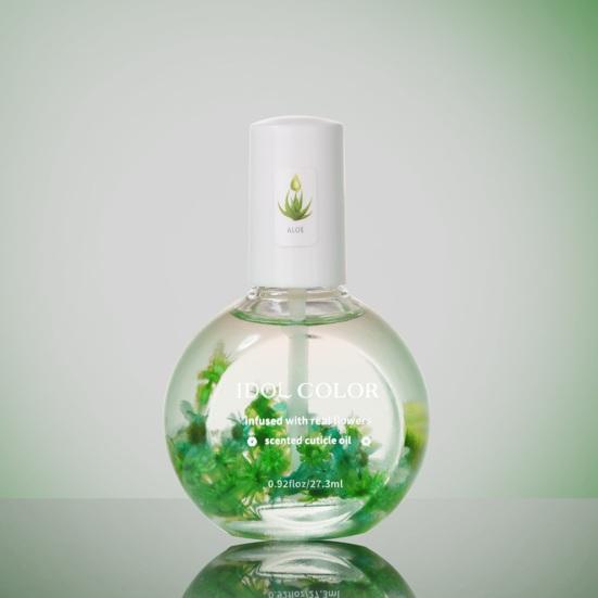 Nail Oil with Dried Flower Extracts Nourishing Moisturizing Treatment for Stronger Nails Floral Fragrance Gel Polish Nail Care Oil for Manicure