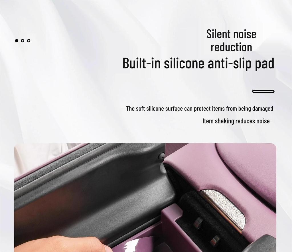 Compatible Armrest Box Storage for Xiaomi SU7/YU7 - Car Center Console Storage Organizer.