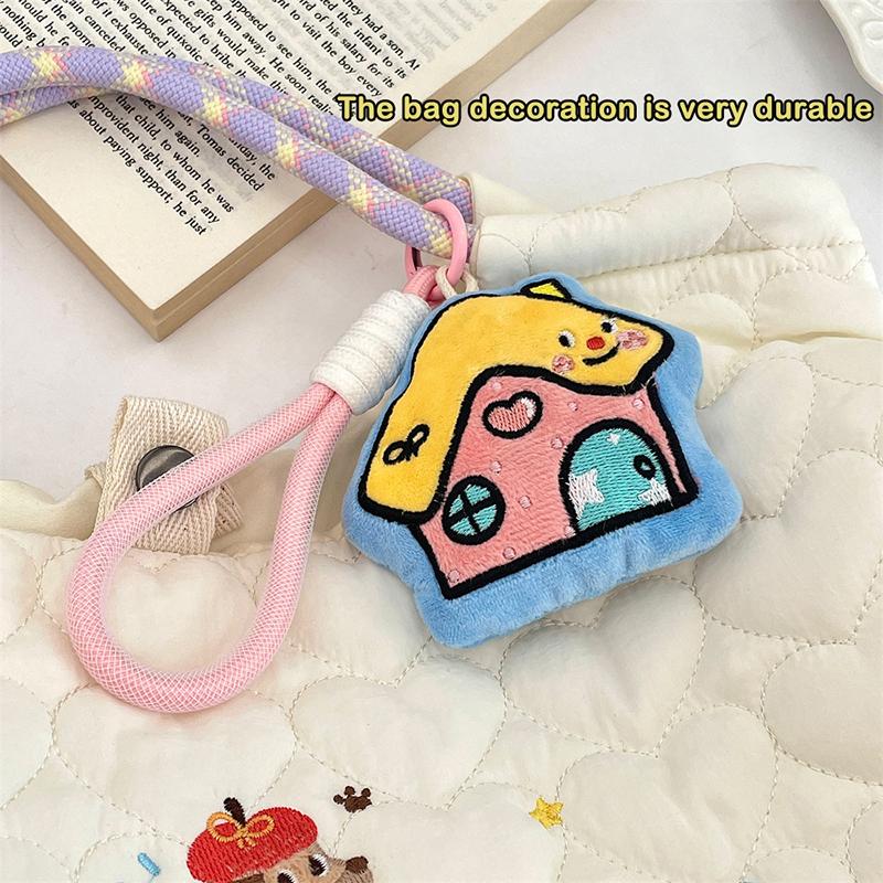 Мультяшный хлебный торт плюшевая игрушка брелок сыр сыр мягкая кукла кулон автомобильный брелок рюкзак сумка Декор детский подарок