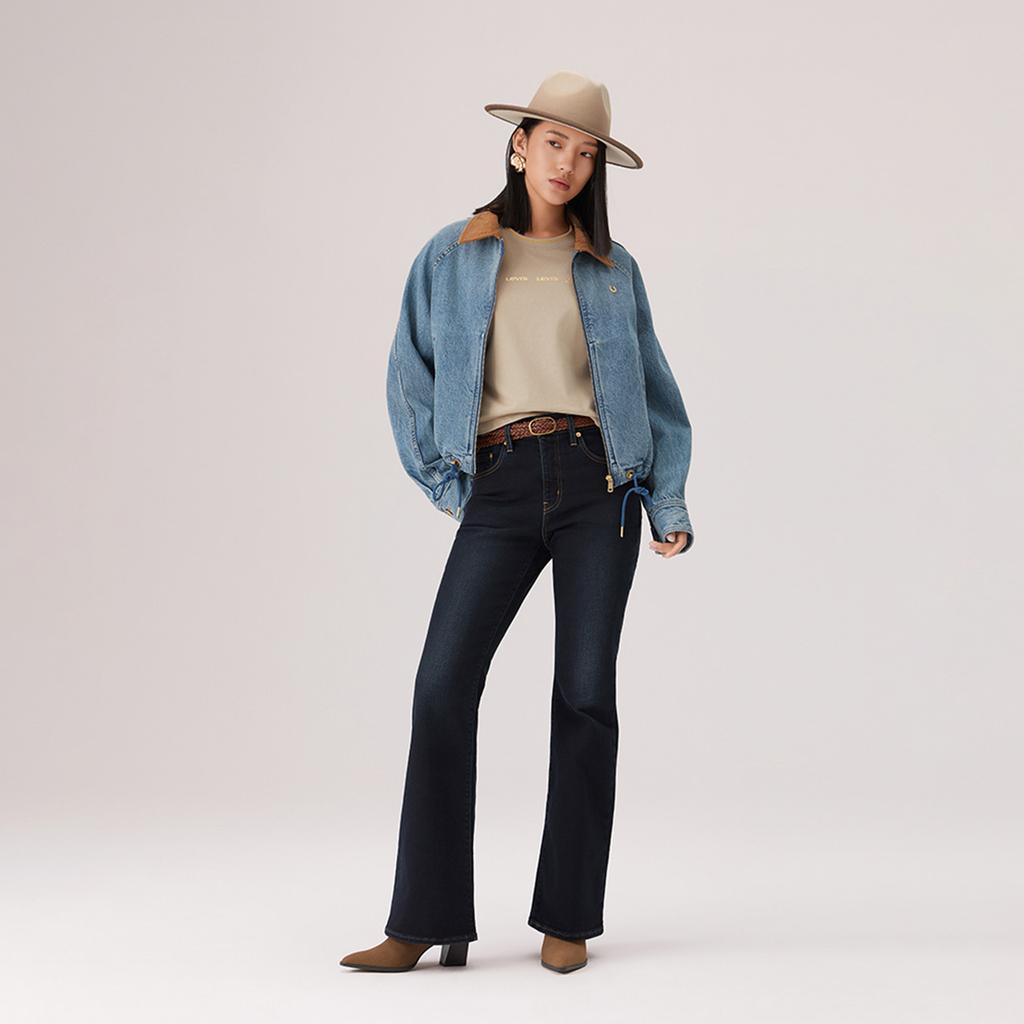 Levis Год Лошади Ограниченная Серия Свободный Винтажный Стиль Удобная Куртка Женские куртки 006R5-0001