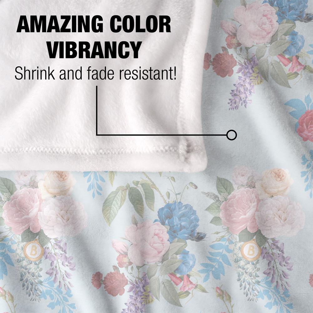 Bridgerton Silky Floral Supersoft Blanket