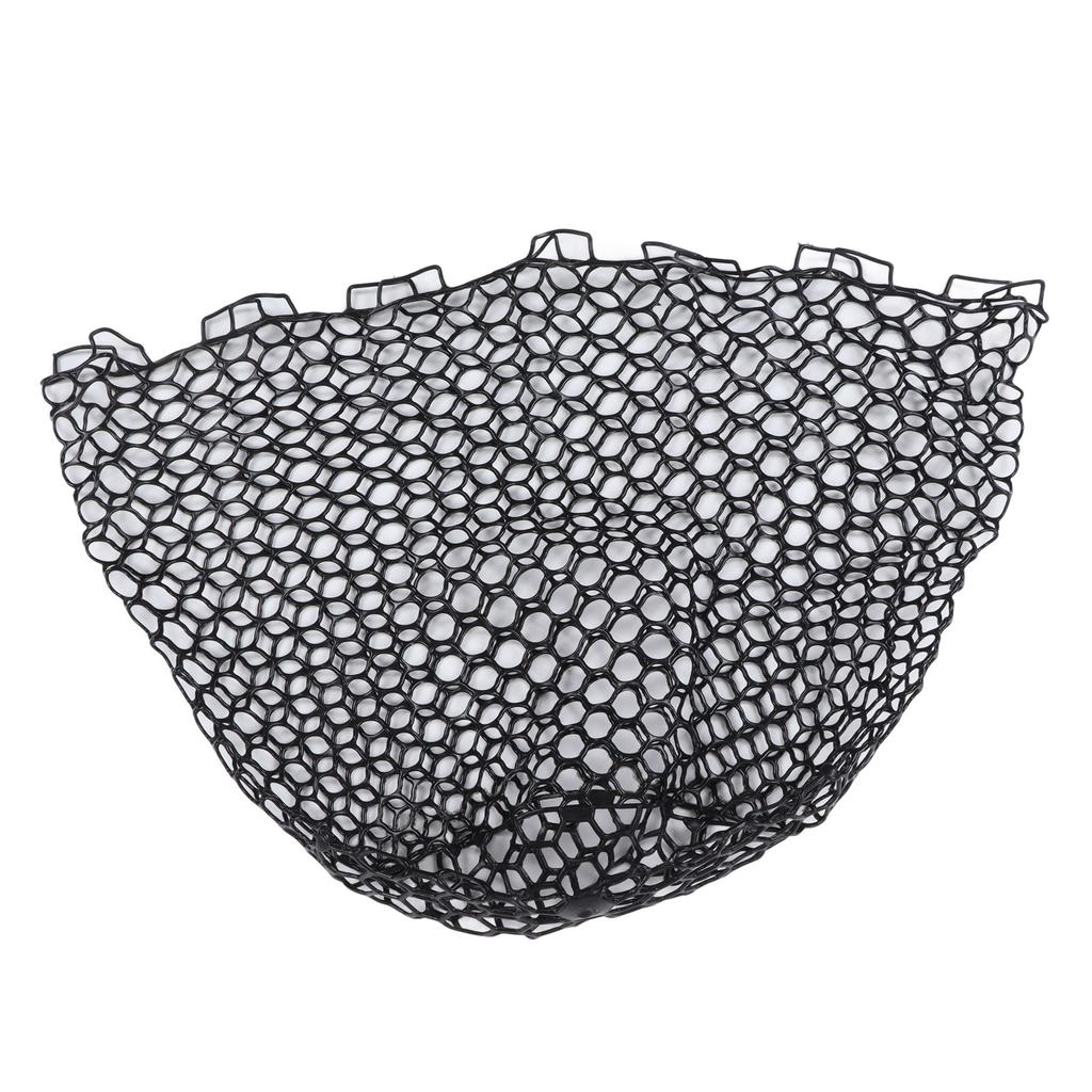 Replacement Fishing Net Deepened Soft Flexible Rubber Fishing Landing Mesh for Angler Black