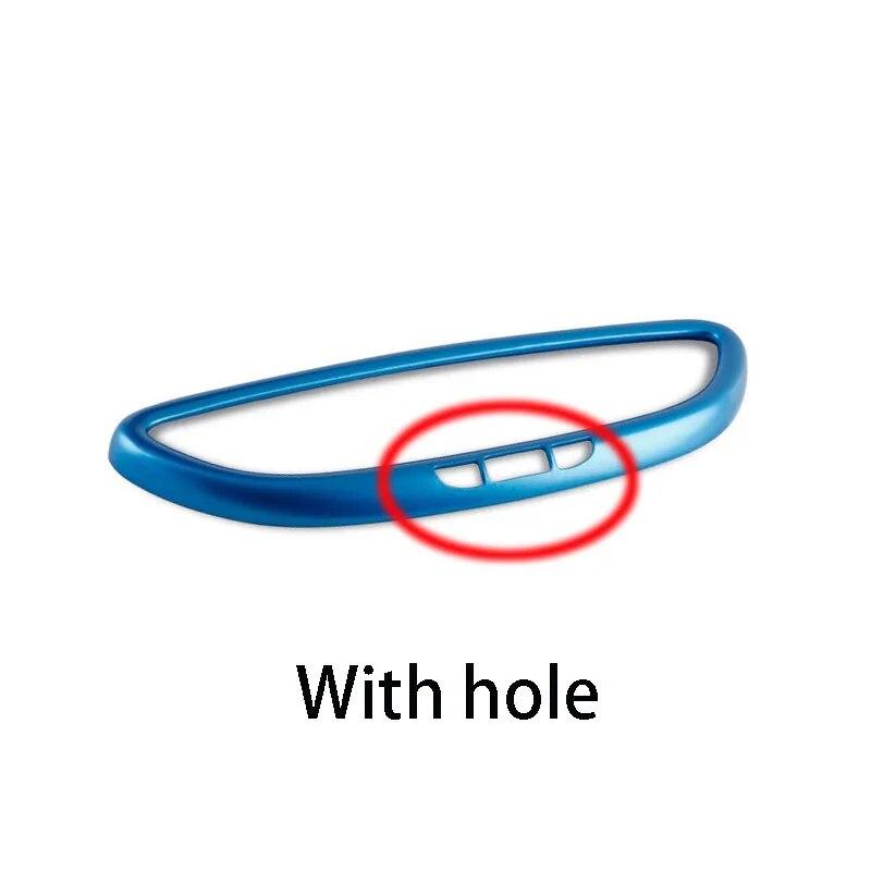 Angelguoguo Car Inner Rearview Mirror Cover Frame Cover Trim Sticker for Porsche Cayenne Macan Panamera