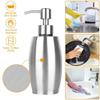Нержавеющая сталь столешница дозатор жидкого мыла насос ванная комната кухня многоразовый пустой флакон для шампуня гель для душа