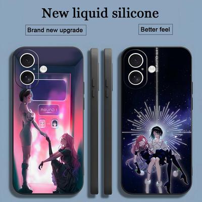 Популярный Аниме Alienstage Чехол для телефона Для iPhone 17 16 15 14 13 12 11 X XR XS 8 Plus Mini Pro Max Мягкий черный Ударопрочный Чехол