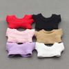 For 17cm Labubu Doll Fashion T-shirt Doll Clothes Color Match Dolls Accessories Cute Decoration Little Clothes