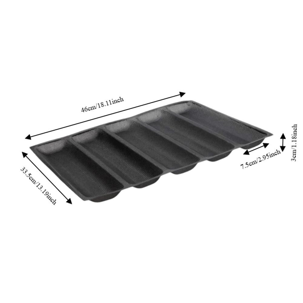Perforated Baguette Mold Silicone Sandwich Mold Food Mold Baking Form Sandwich Baguette Tiramisu