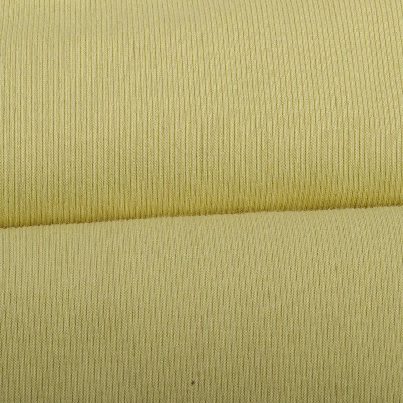 220 г/260 г/300 г Мягкая эластичная трикотажная ткань 2x2 в рубчик из чистого хлопка