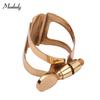 Muslady Single Screw Adjustment Saxophone Ligature Compact Durable Ligature for Soprano Saxophone