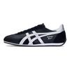 ONITSUKA TIGER Кроссовки Runspark с противоскользящим покрытием, износостойкие, низкие, повседневные, унисекс, черные с серебристым рисунком, артикул 1183B480-002