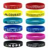 Резиновые браслеты Believe Courage. Мотивационные силиконовые браслеты Dream. Вдохновляющий браслет.