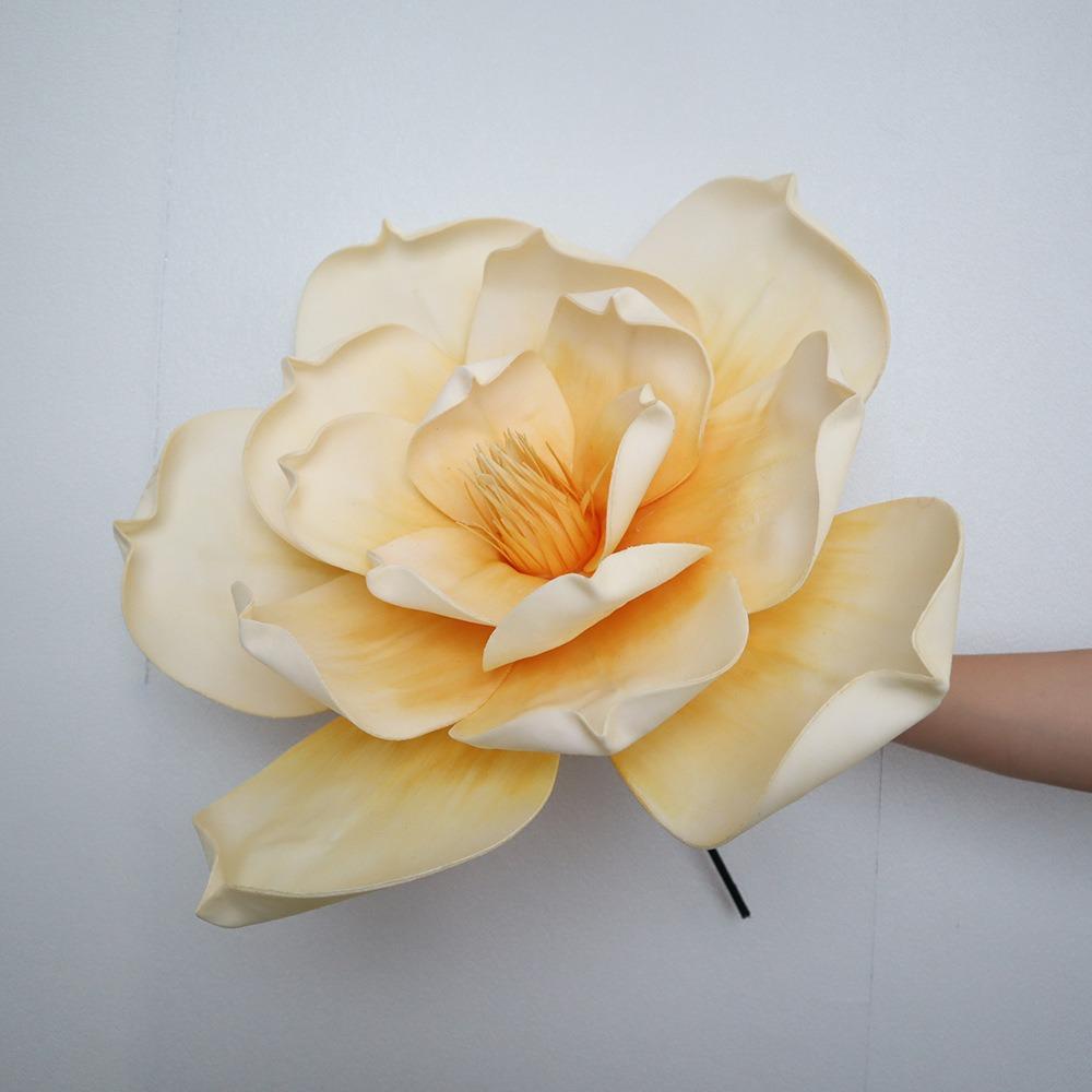 НОВЫЙ 3D Имитация Цветка Магнолии Крупномасштабный Цветной Имитация Цветка Сценарий Торгового Центра 30/50 см Искусственная Магнолия Фестиваль
