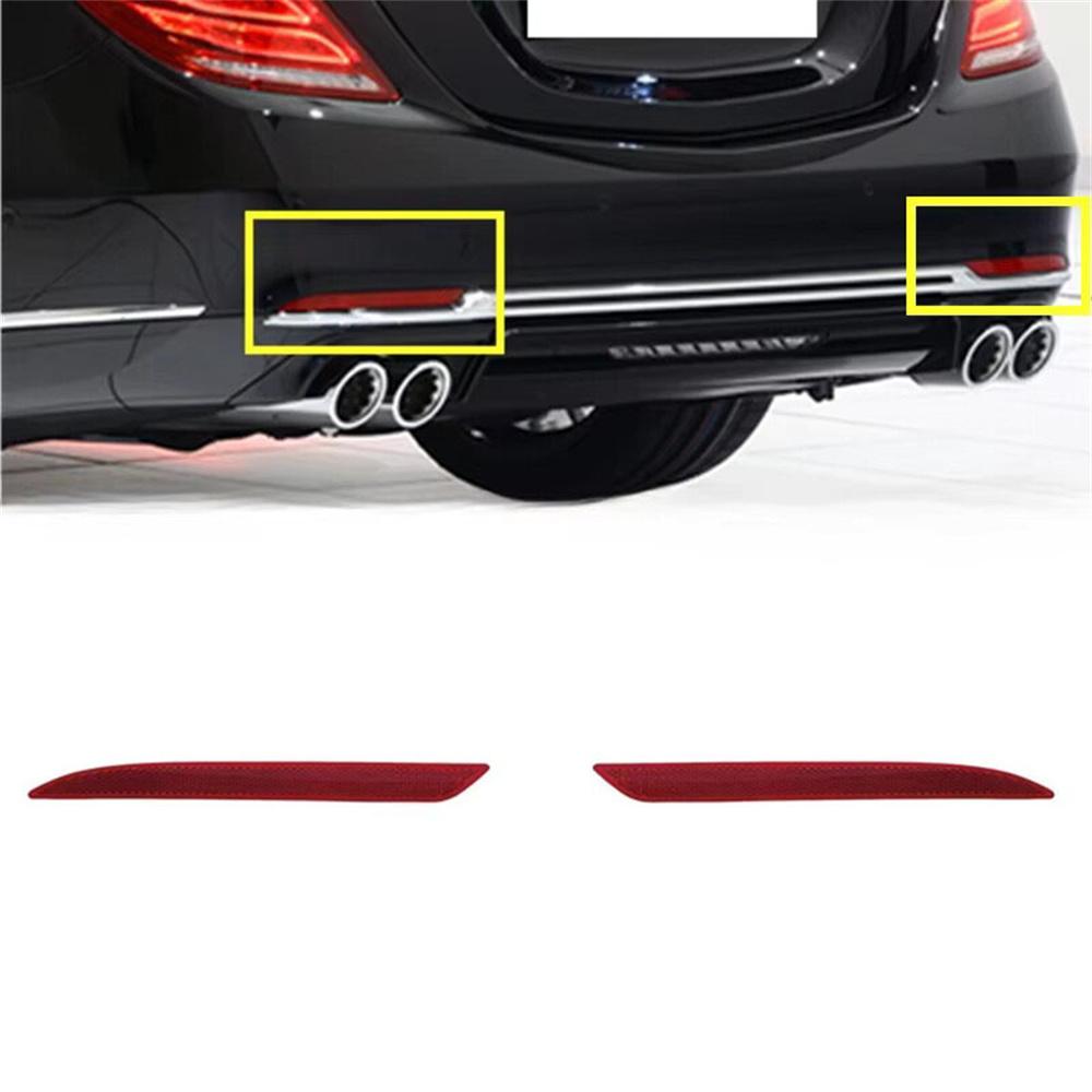 1 пара для Mercedes Benz S-класса W222 AMG задний бампер светоотражатель 2228200374