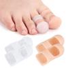 2pcs Toe Separator Finger Protector Applicator Corn Callus Remover Bunion Corrector Pedicure Tools Pain Relief Tube Foot Care