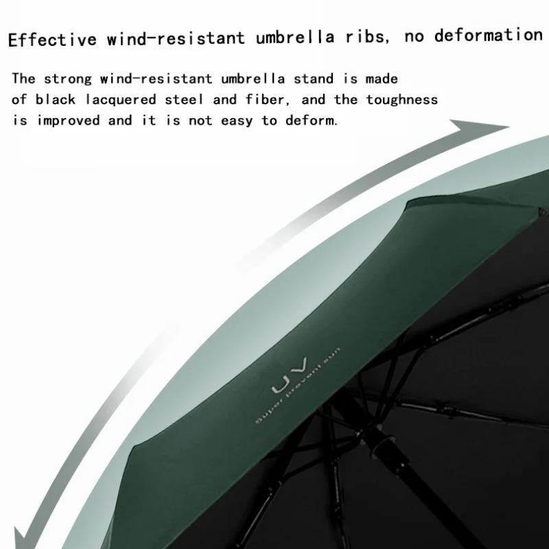 8 ребер, дорожные зонты от дождя и солнца, ветрозащитный многоцветный дорожный зонт, автоматический открывающийся и закрывающийся