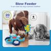 Dog Feeder 2 Layers, Dog Interactive Turntable Toy for IQ Training and Entertainment, Mentally Stimulating Toys Boredom and Smart Dogs, Cats