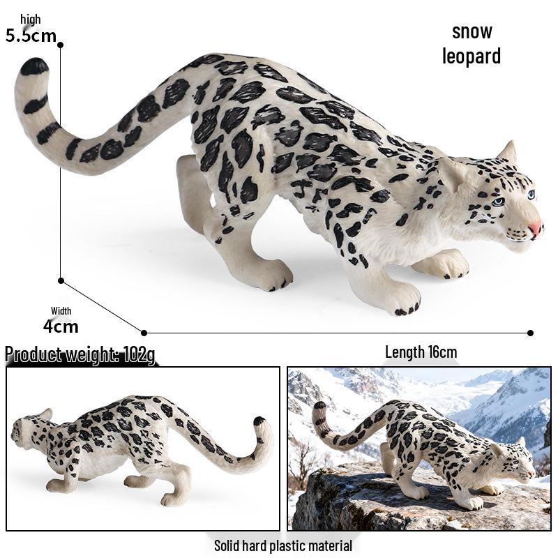 Набор моделей диких животных Арктики: Белый медведь и пингвин