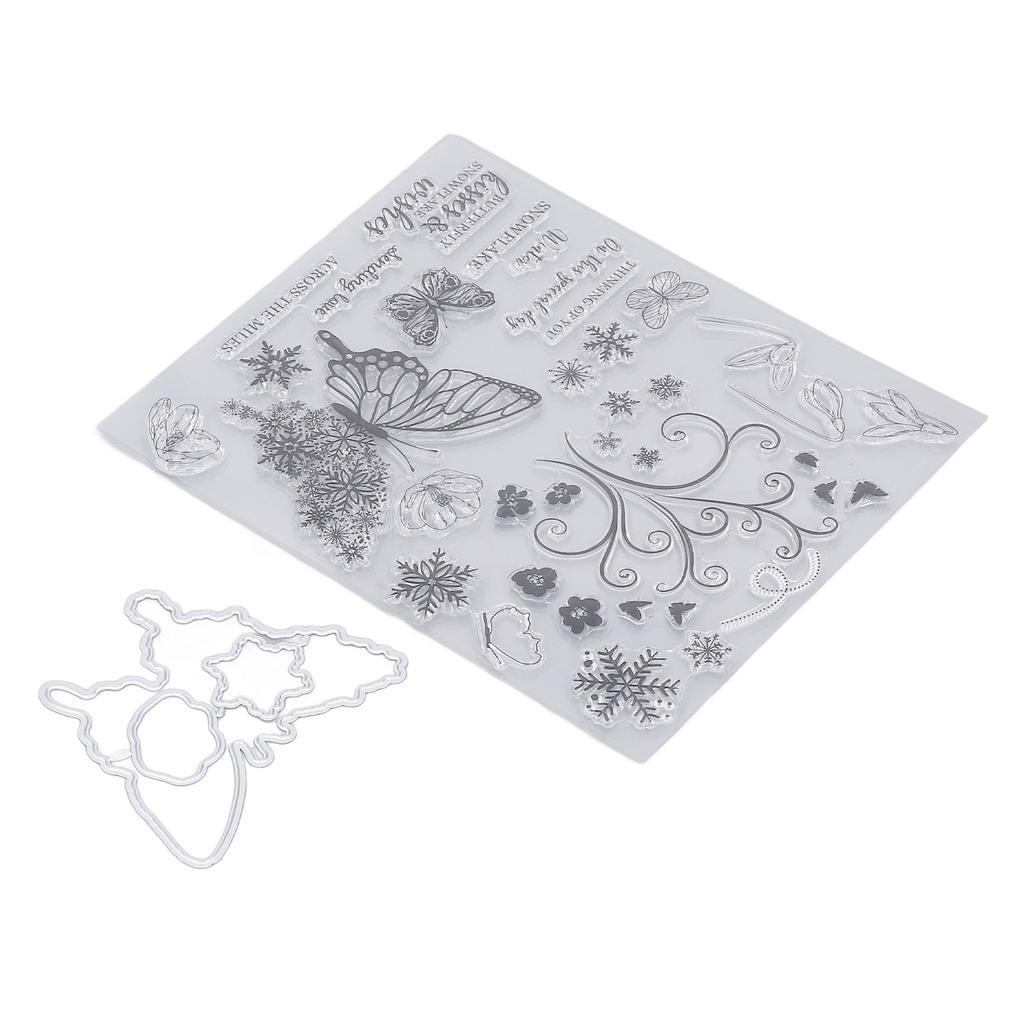 Прозрачные штампы Комбинация Прозрачный оттиск Переработка Изготовление карточек Декоративные штампы для конвертов