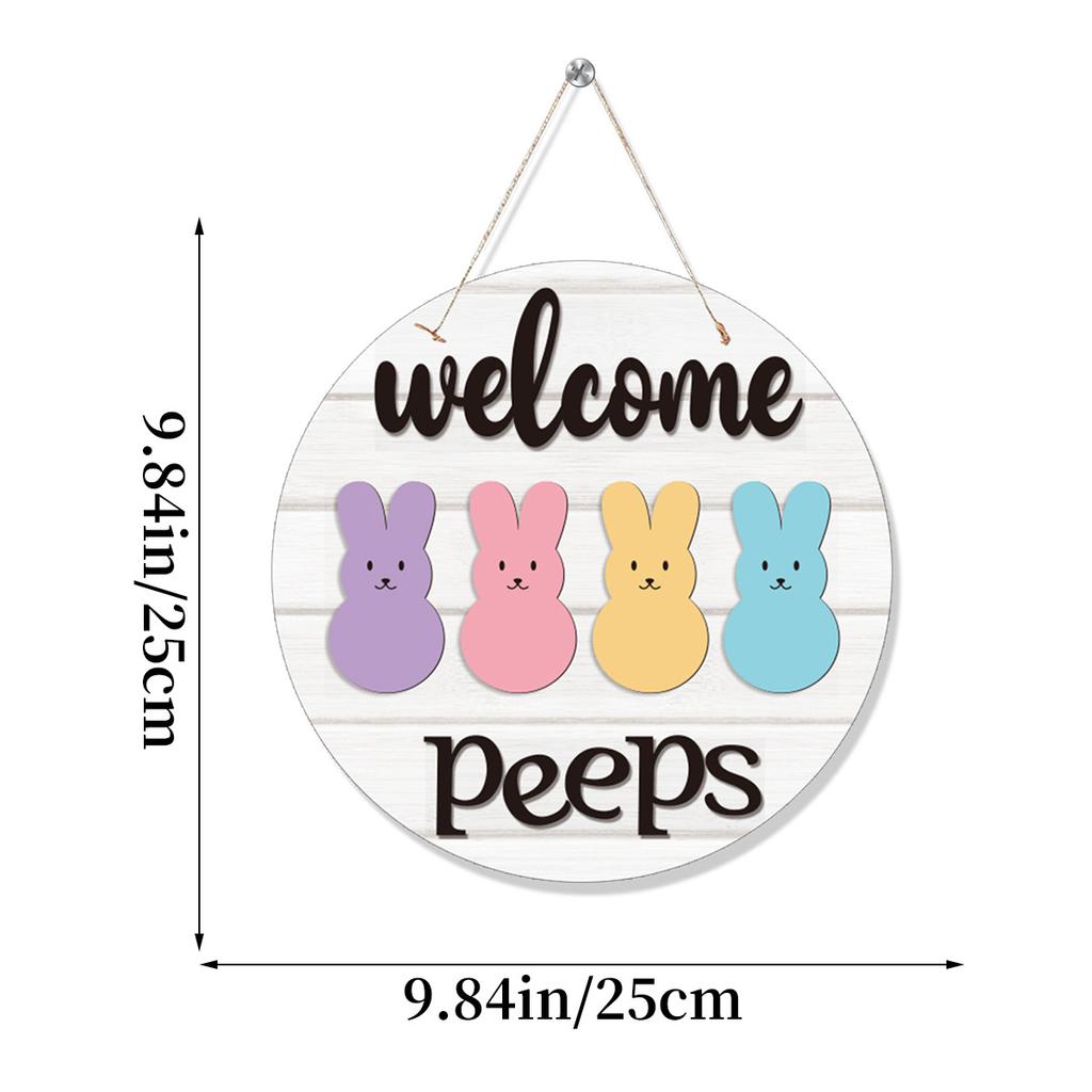 Easter Family Party Porch Decoration Listing Welcome Welcome To Door Decoration Customization