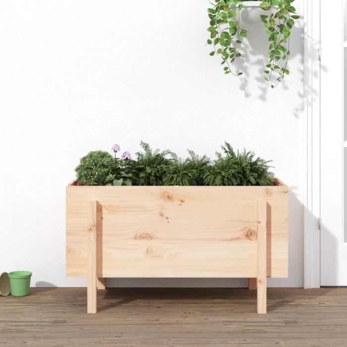 VidaXL Raised Garden Bed 101x50x57 Cm Solid Pine Wood 825212
