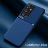 Чехол для Samsung Galaxy A25 A55 5G Роскошный кожаный магнитный автомобильный держатель Чехол для телефона для Samsung A55 A 25 55 5g Силиконовая задняя крышка