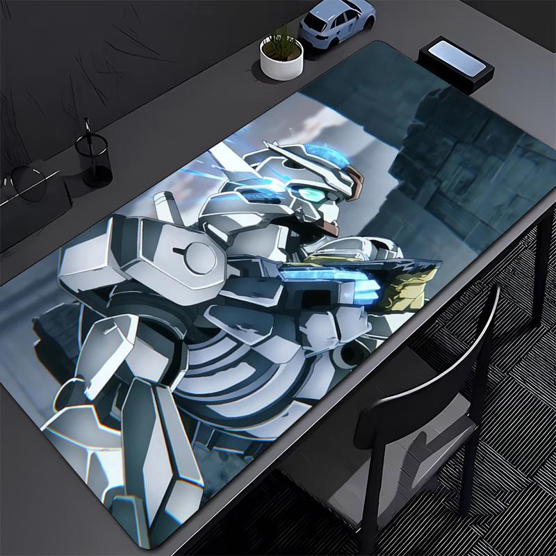 Игровой коврик для мыши Механический воин Gundam Авиационные аксессуары Офисный коврик для стола геймера Нескользящий коврик для ноутбука ПК Большой коврик для мыши