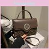Shoulder Print Letter Bag Women Small Bag With Flap Closure For Daily Casual Use
