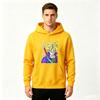 Men's Casual Super Saiyan Trunks Print Long Sleeve Pullover Hoodie Sweatshirt