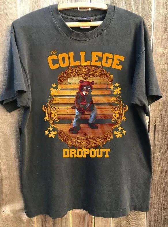 90s Remake Kanye West The College Dropout Charcoal T shirt vtg Unisex T-Shirt