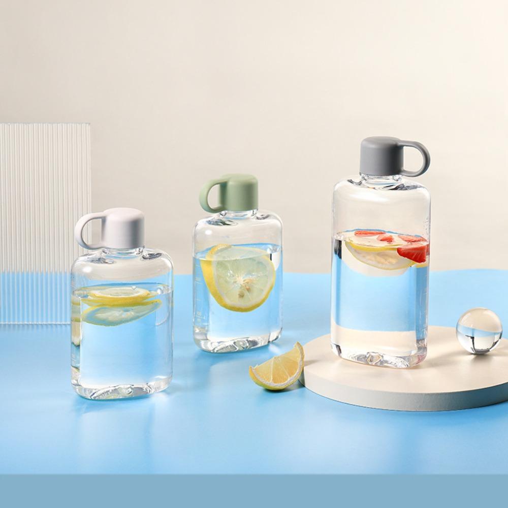 360 мл/500 мл с ручкой Мини-бутылка для воды Легкая карманная бутылка Качественные стаканы для воды Кемпинг